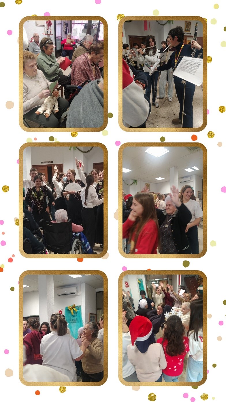 VISITA RESIDENCIA DE ANCIANOS SAN BENITO ABAD, 15 DE DICIEMBRE DE 2025. FIESTA DE NAVIDAD